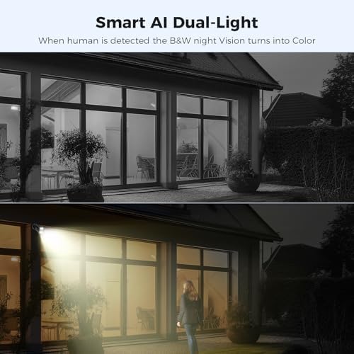 Hiseeu 3K Wired Outdoor Security Camera System with Audio,Smart Dual Light,5MP 8CH Surveillance DVR,8X5MP CCTV Cameras & 1TB Hard Drive,AI Human/Vehicle Detection,Smart Playback for Home Security - Image 3