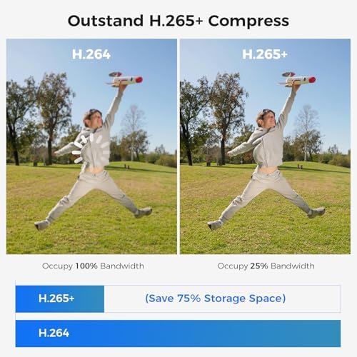 Hiseeu 3K Wired Outdoor Security Camera System with Audio,Smart Dual Light,5MP 8CH Surveillance DVR,8X5MP CCTV Cameras & 1TB Hard Drive,AI Human/Vehicle Detection,Smart Playback for Home Security - Image 6